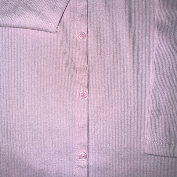 Wild Fable Light Pink Ribbed Top - Picture 3 of 8